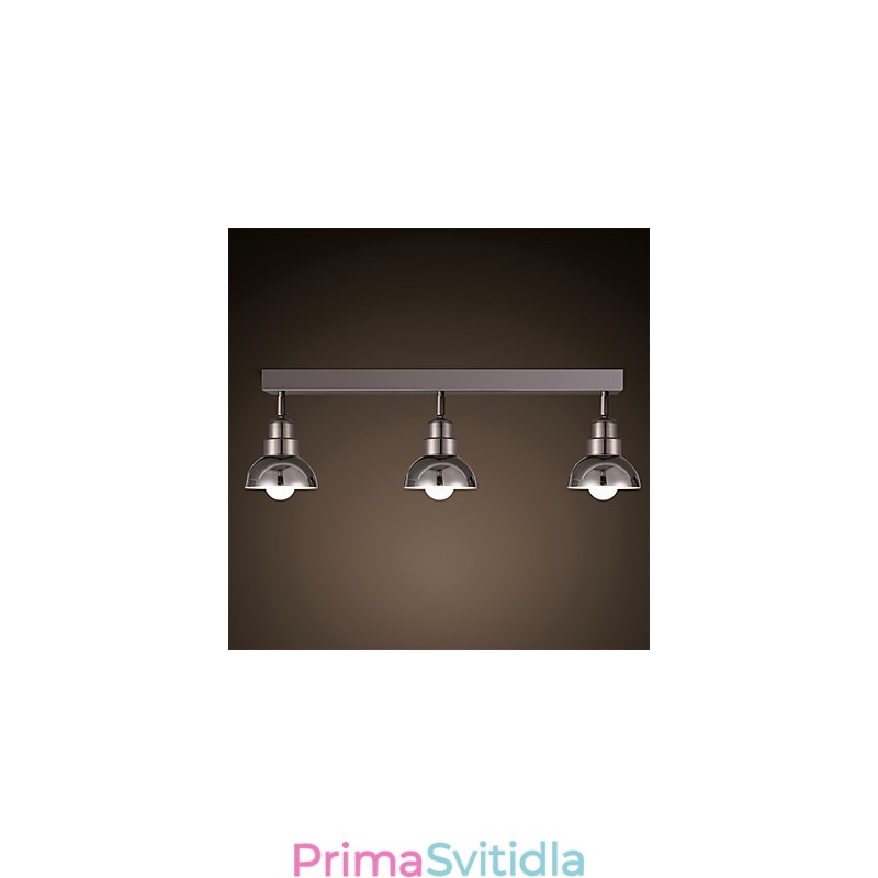 Zapuštěná hlava Trinal Light White Glass Hliníkový rám Módní moderní