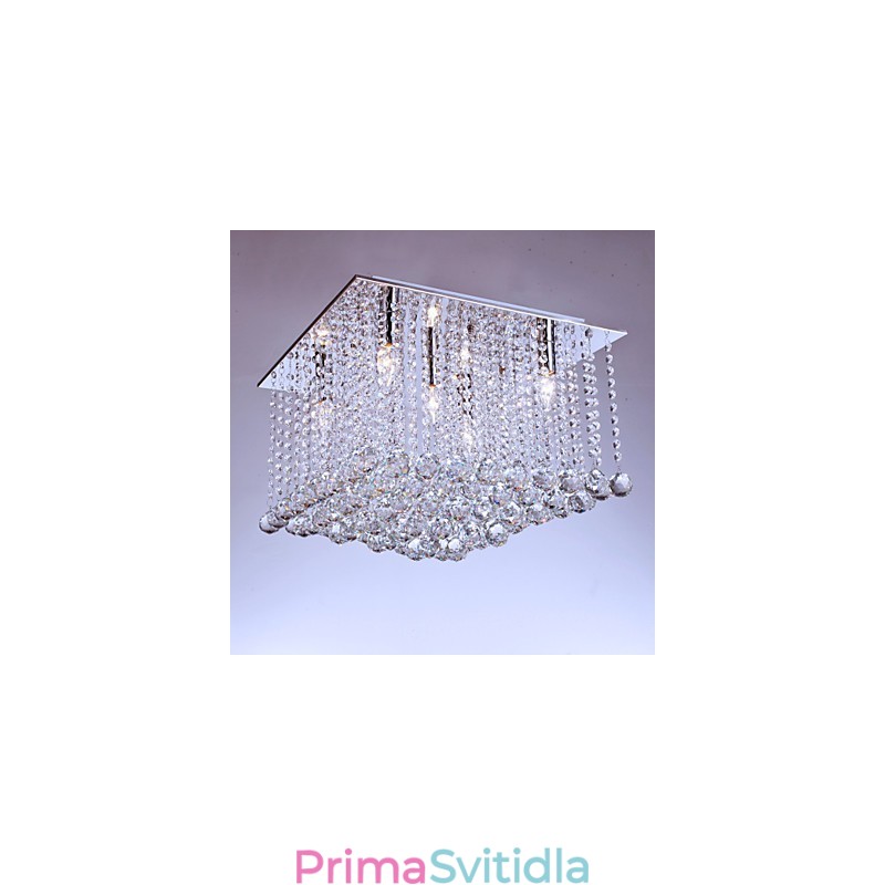 Zapuštěný křišťálový moderní moderní kov