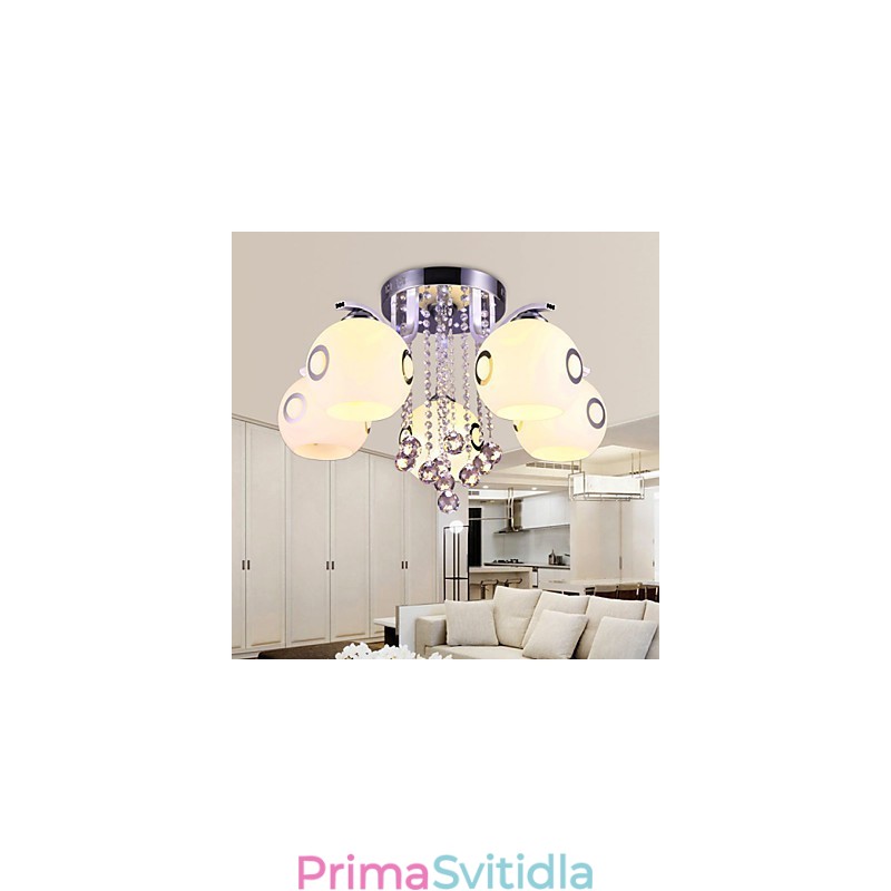 Zapuštěné křišťálové moderní moderní sklo