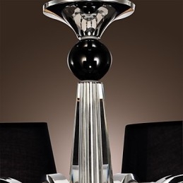 Moderní současný tradiční klasický rustikální domek Vintage Island chromový kovový lustr Jídelní