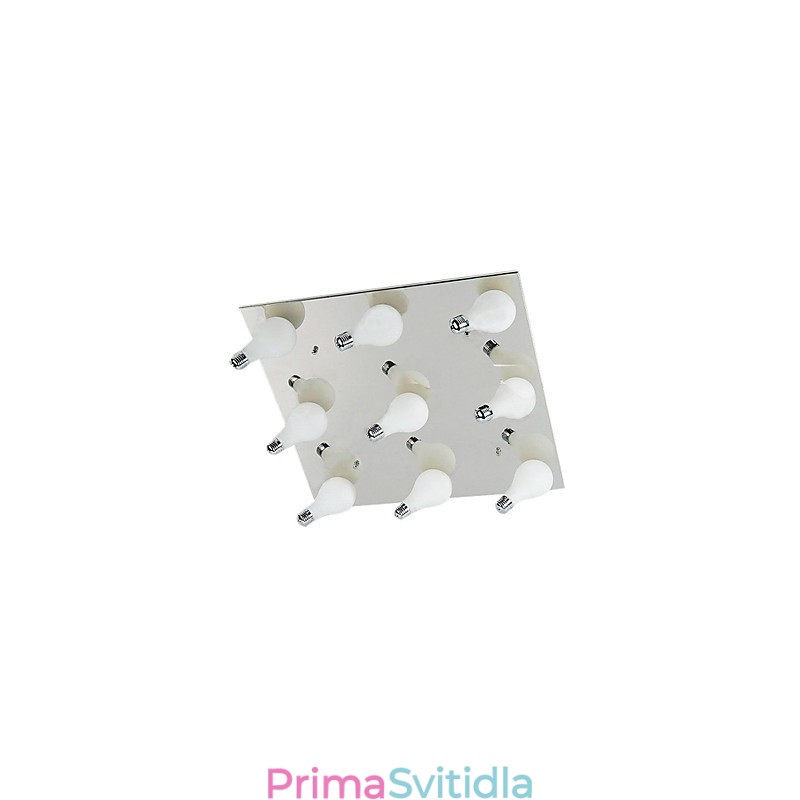 Moderní zapuštěný držák s 9 čtvercovými světly (základna žárovky G4)
