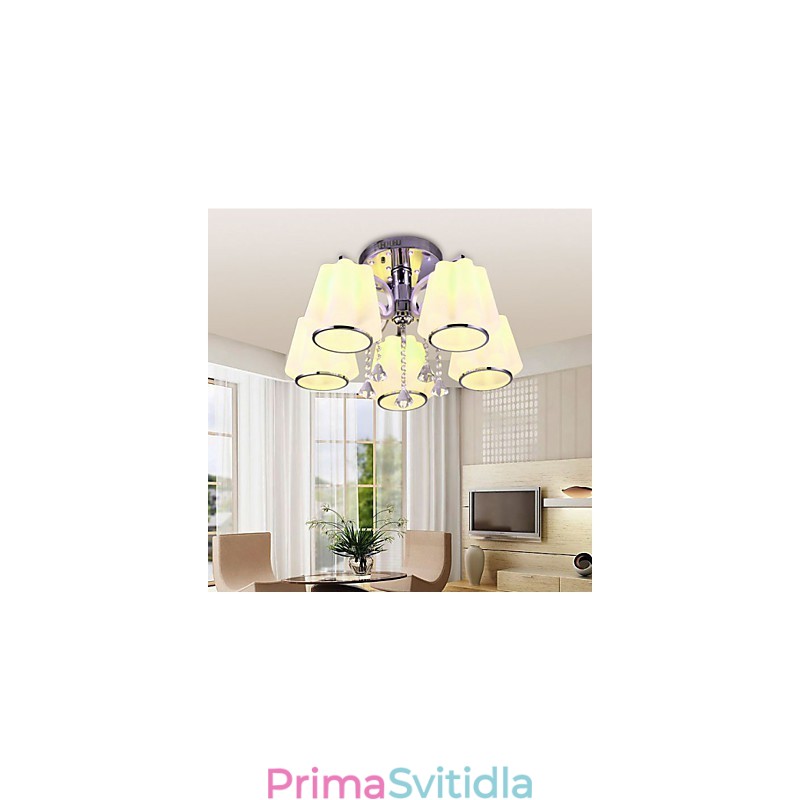 Zapuštěné křišťálové moderní moderní sklo