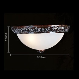 Zapuštěná montáž Light Glass Rein Stříbrná řezba European Classic