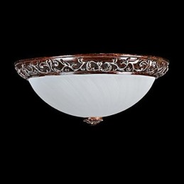 Zapuštěná montáž Light Glass Rein Stříbrná řezba European Classic