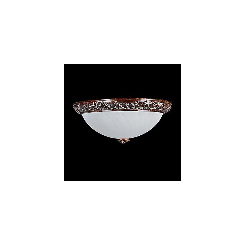 Zapuštěná montáž Light Glass Rein Stříbrná řezba European Classic