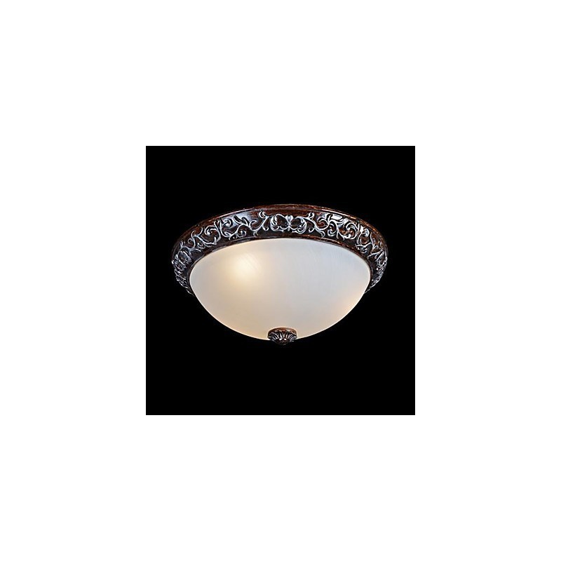 Zapuštěná montáž Light Glass Rein Stříbrná řezba European Classic