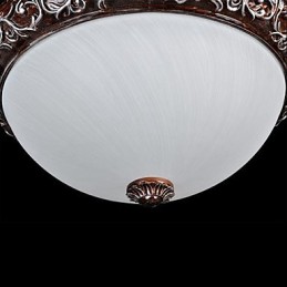 Zapuštěná montáž Light Glass Rein Stříbrná řezba European Classic