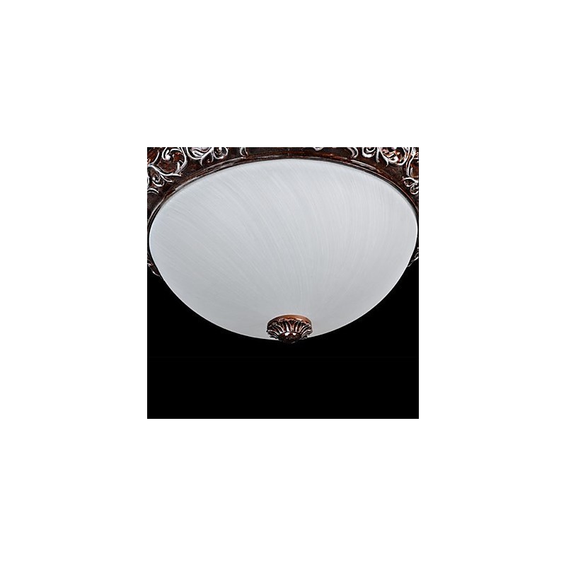 Zapuštěná montáž Light Glass Rein Stříbrná řezba European Classic