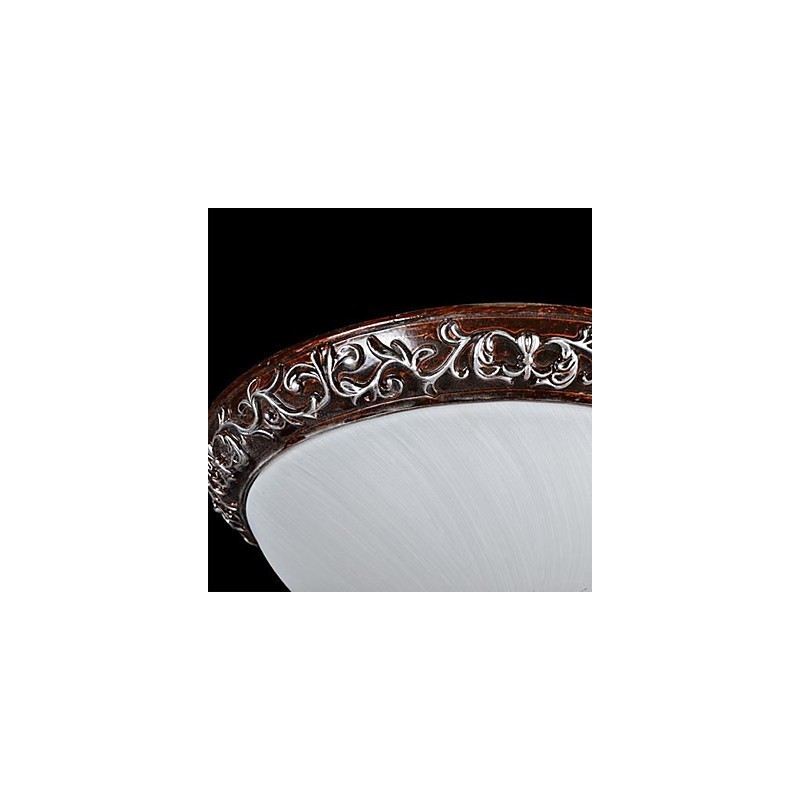 Zapuštěná montáž Light Glass Rein Stříbrná řezba European Classic