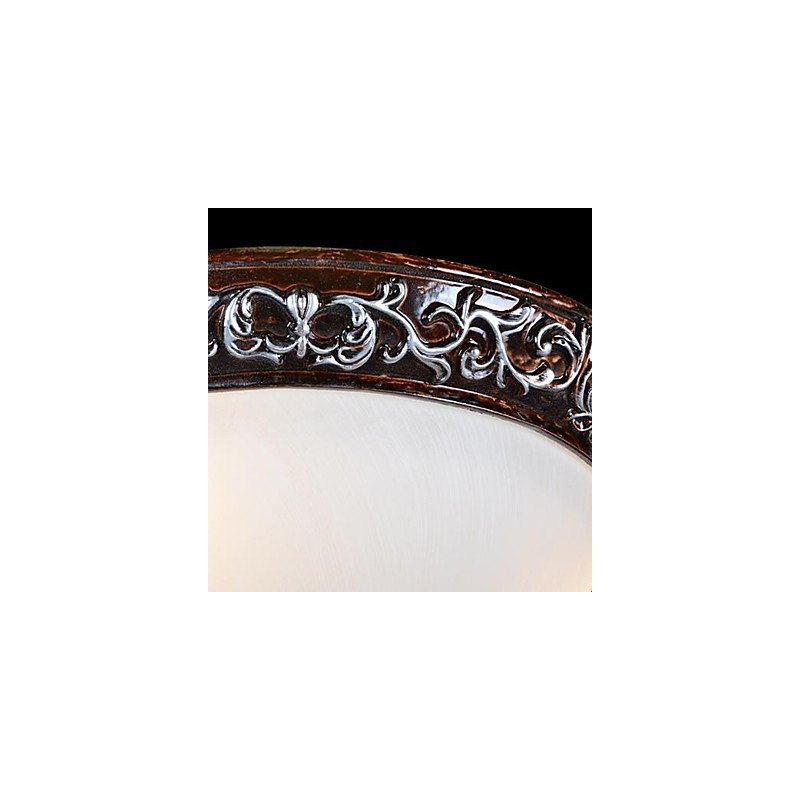 Zapuštěná montáž Light Glass Rein Stříbrná řezba European Classic