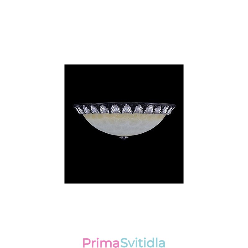 Zapuštěná montáž Light Pattern Skleněná pryskyřice Stříbrná řezba European Classic