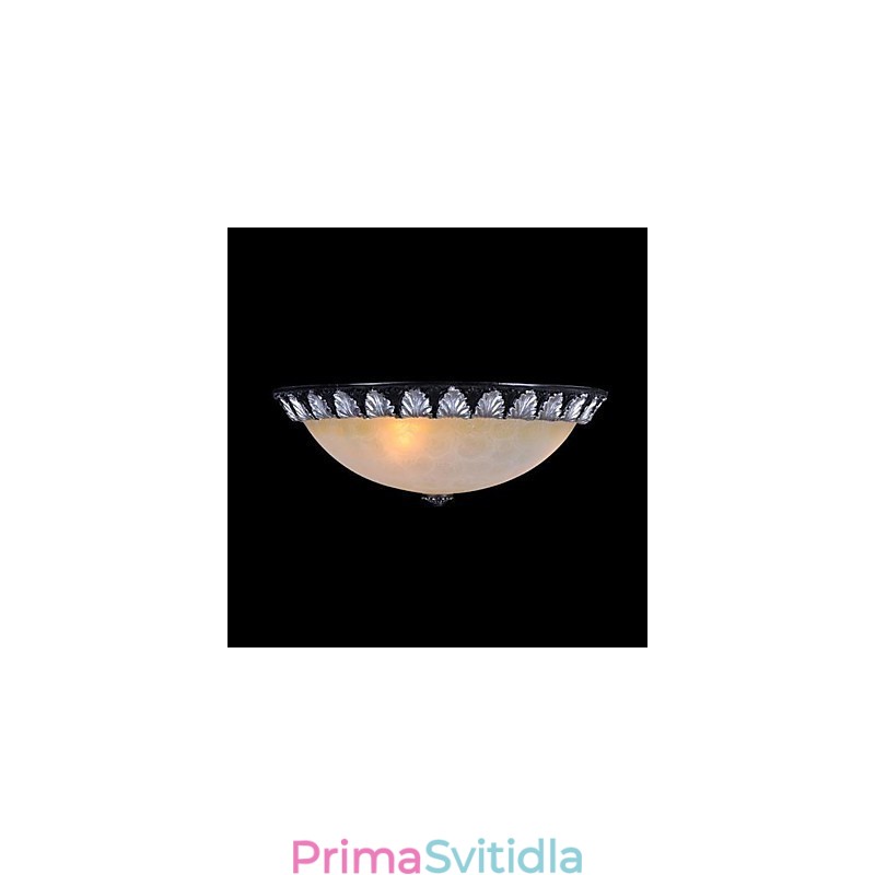 Zapuštěná montáž Light Pattern Skleněná pryskyřice Stříbrná řezba European Classic