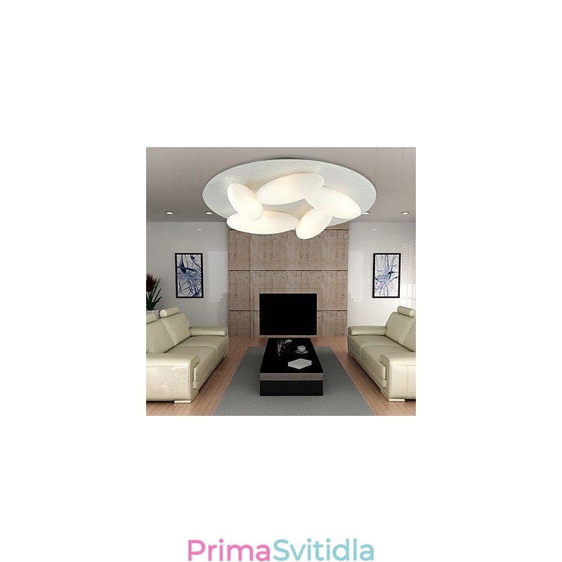 Moderní zapuštěný držák s 5 světly (základna žárovky G9)