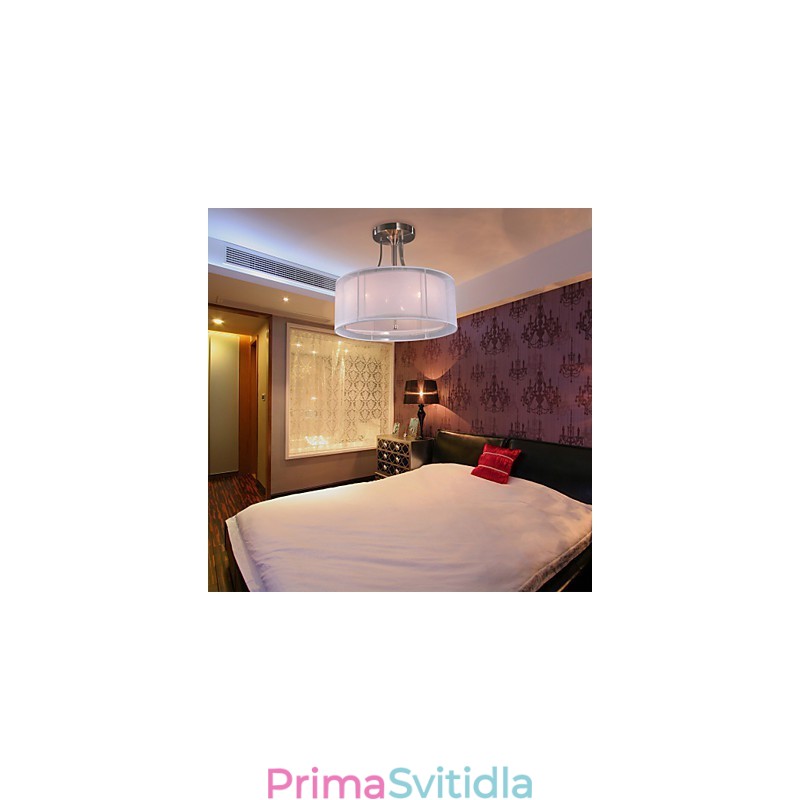 Moderní akrylová zapuštěná montáž s designem válce se 3 světly