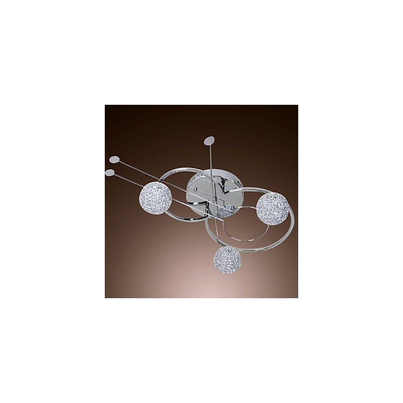 Moderní současná galvanicky pokovená zapuštěná montáž