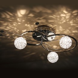 Moderní současná galvanicky pokovená zapuštěná montáž