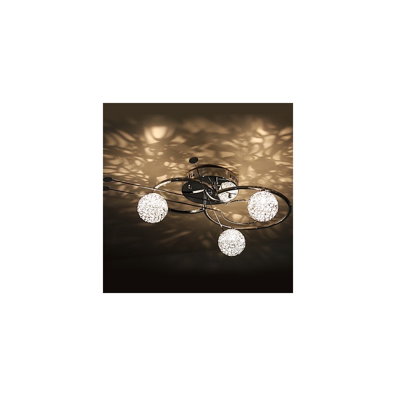 Moderní současná galvanicky pokovená zapuštěná montáž