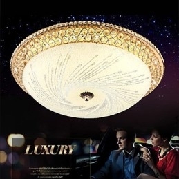 Moderní luxusní křišťálové světlo Absorb Dome Light SMD Double Color Průměr 50CM
