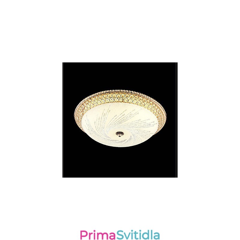 Moderní luxusní křišťálové světlo Absorb Dome Light SMD Double Color Průměr 50CM
