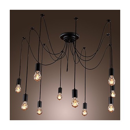 Lustr Vintage Design Žárovky zahrnuty Living 10 světel Závěsné světlo Lustr Vintage Design Žárovky zahrnuty Living 10 světel Závěsné světlo