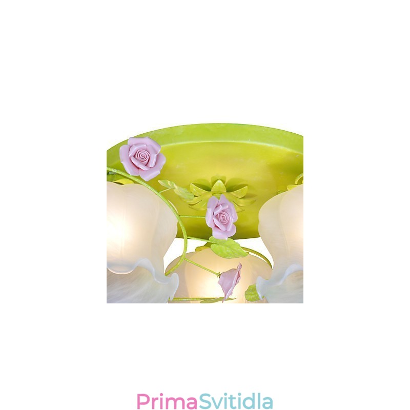 Creative Lamp Lamp Teplá zahrada Rose Tři jednoduché stropní lampy