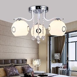 Zapuštěné křišťálové moderní moderní sklo