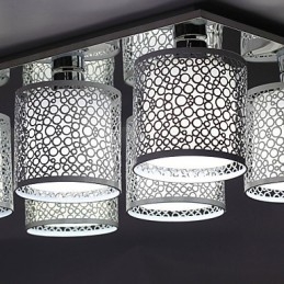 Moderní současná malba kovová zapuštěná montáž