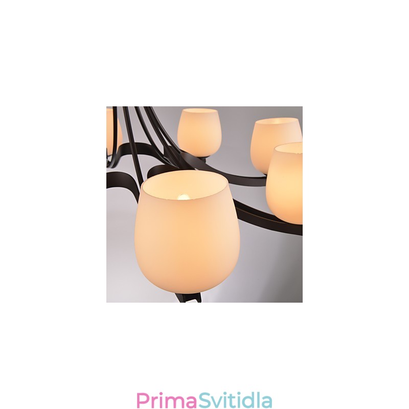 Tradiční klasický klasický retro mini styl malby kovový lustr
