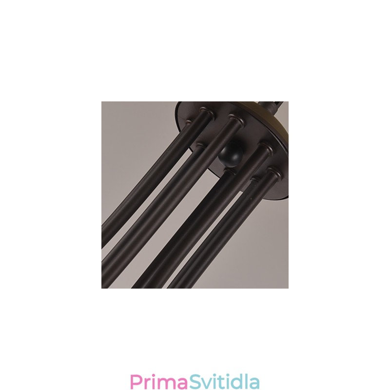 Tradiční klasický klasický retro mini styl malby kovový lustr