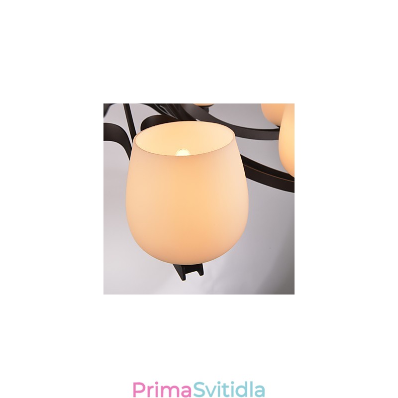 Tradiční klasický klasický retro mini styl malby kovový lustr