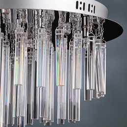 Moderní křišťálový lustr s 12 světly