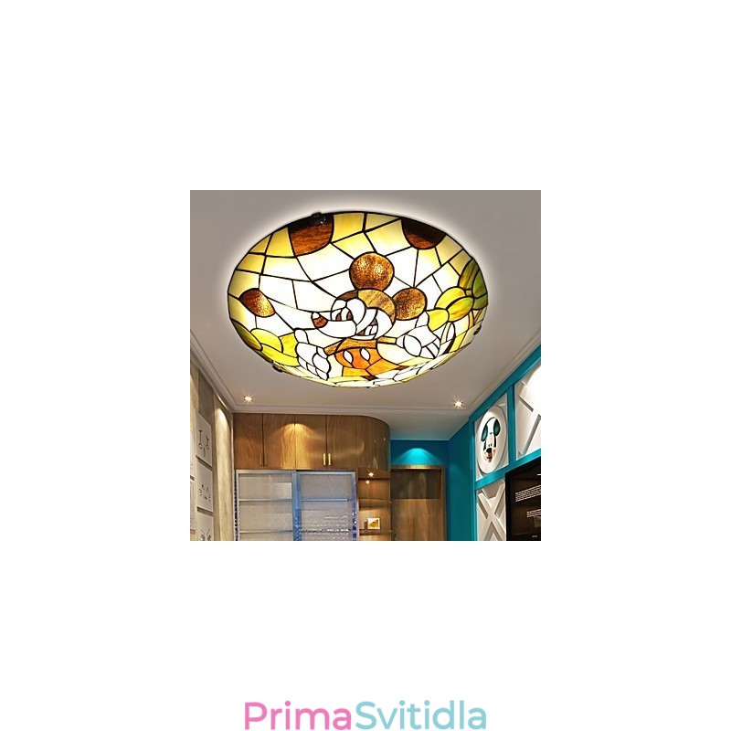 Středomořská kopule světla Sweet Children Mickey Mouse Dome Light o průměru 40 cm