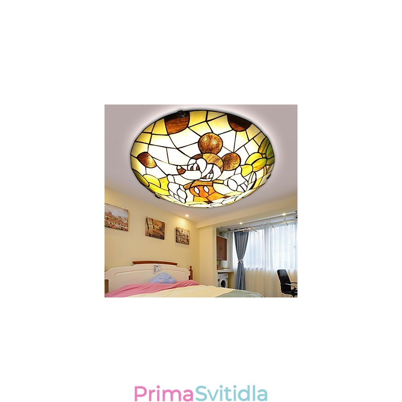 Středomořská kopule světla Sweet Children Mickey Mouse Dome Light o průměru 40 cm