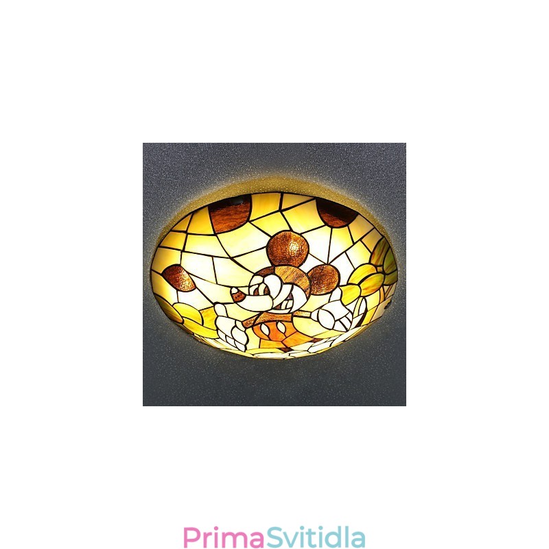 Středomořská kopule světla Sweet Children Mickey Mouse Dome Light o průměru 40 cm
