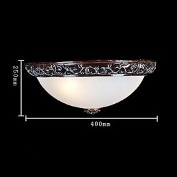 Zapuštěná montáž Light Glass Rein Stříbrná řezba European Classic