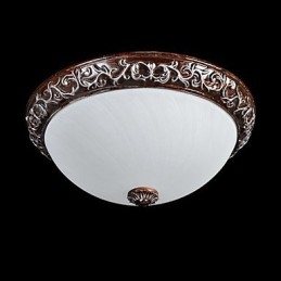 Zapuštěná montáž Light Glass Rein Stříbrná řezba European Classic
