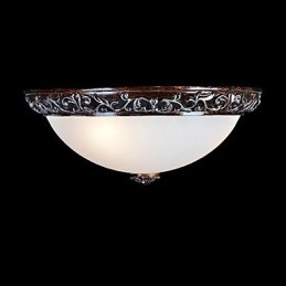 Zapuštěná montáž Light Glass Rein Stříbrná řezba European Classic
