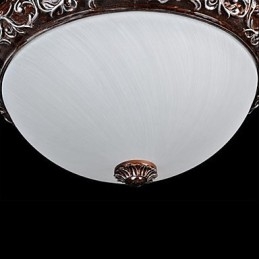 Zapuštěná montáž Light Glass Rein Stříbrná řezba European Classic