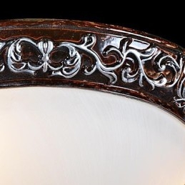 Zapuštěná montáž Light Glass Rein Stříbrná řezba European Classic