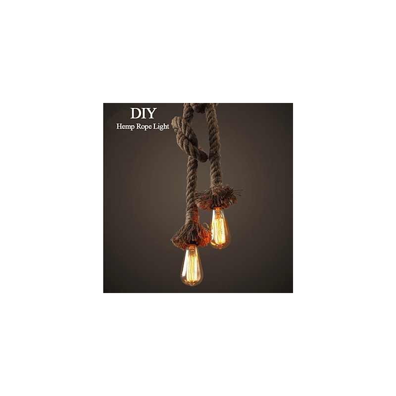 1 Lehké DIY umělecké konopné lano Lehké kreativní konopné lano Droplight