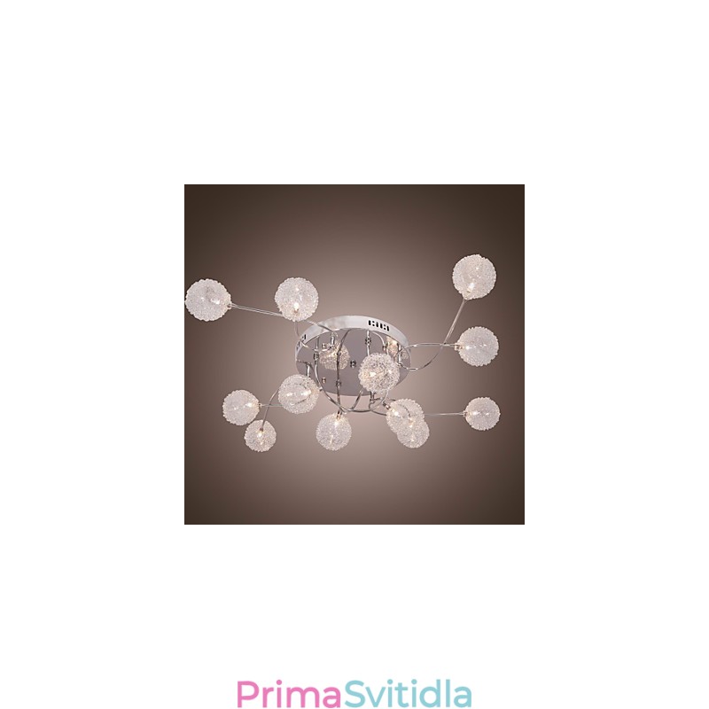 G4 12 light Svítidlo pro zapuštěnou montáž na železo s hliníkovými stínidly