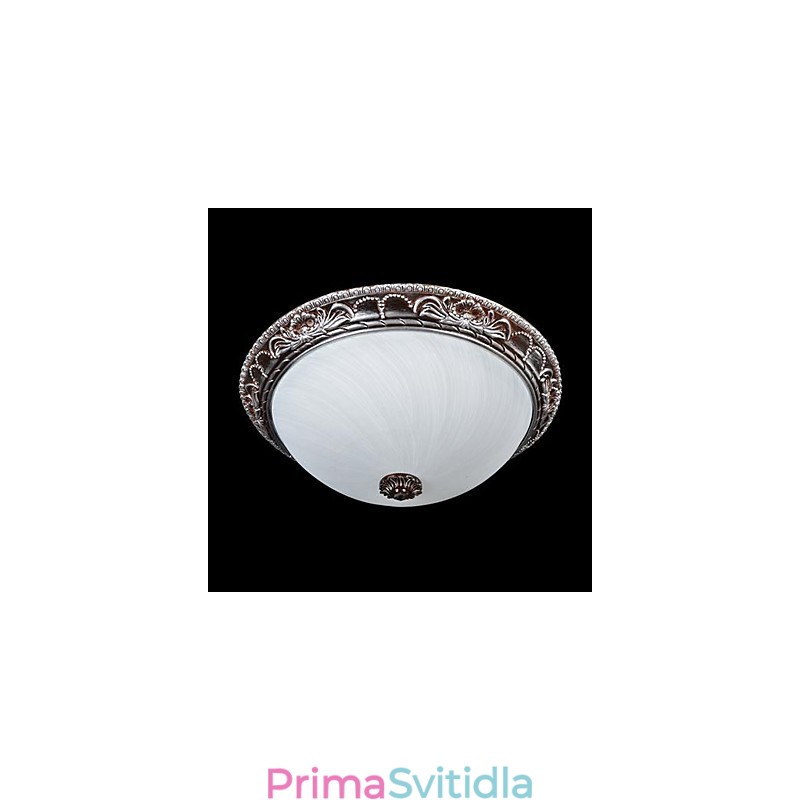 Zapuštěná montáž Light Glass Resin Stříbrná řezba Retro European Classic