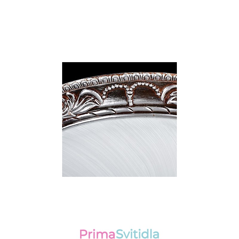 Zapuštěná montáž Light Glass Resin Stříbrná řezba Retro European Classic