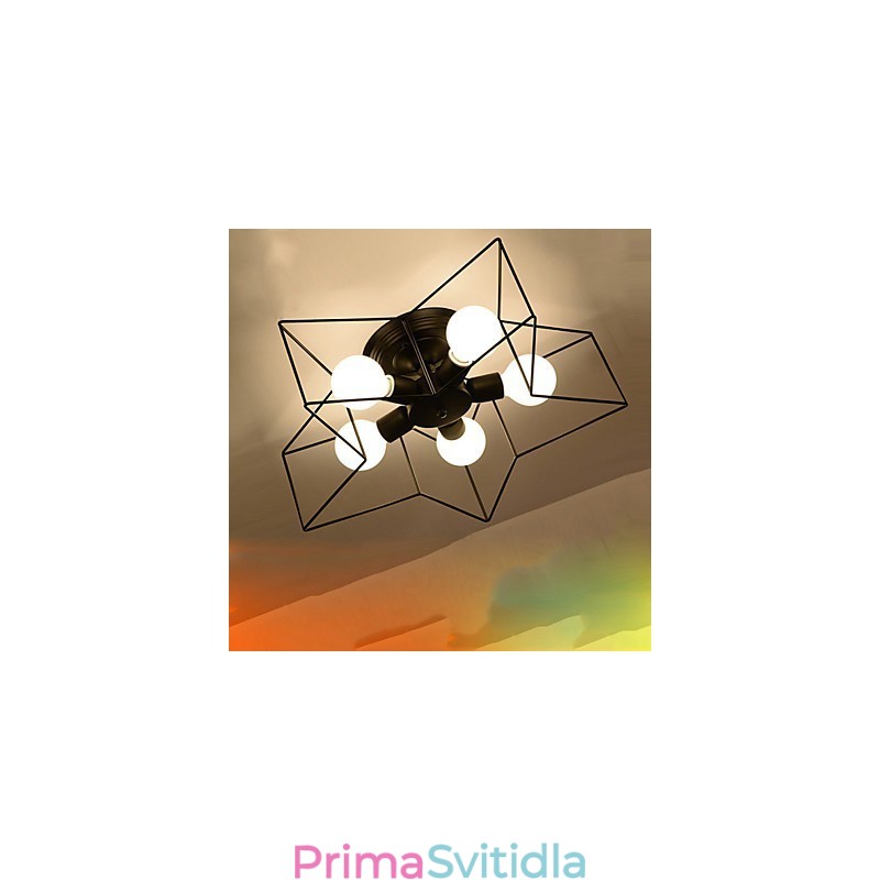 Krátké osvětlení pěticípé hvězdy Personalizované moderní stropní svítidlo pro dětské bydlení