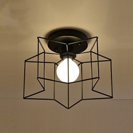Krátké osvětlení pěticípé hvězdy Personalizované moderní stropní svítidlo pro dětské bydlení