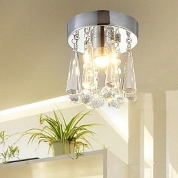 Moderní Crystal 1 Světla zapuštěná montáž ve tvaru koruny