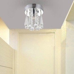 Moderní Crystal 1 Světla zapuštěná montáž ve tvaru koruny