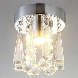 Moderní Crystal 1 Světla zapuštěná montáž ve tvaru koruny