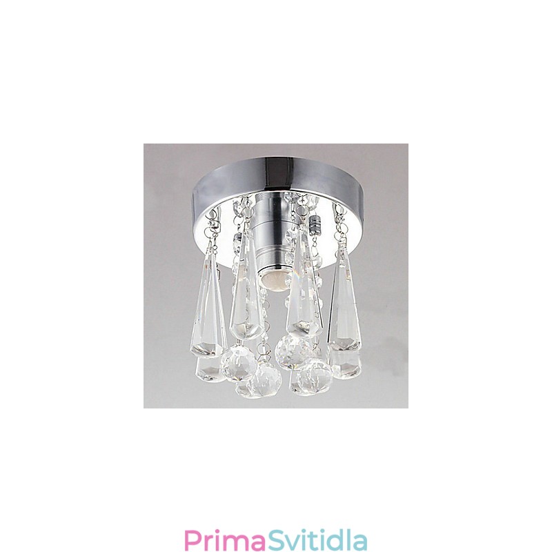 Moderní Crystal 1 Světla zapuštěná montáž ve tvaru koruny