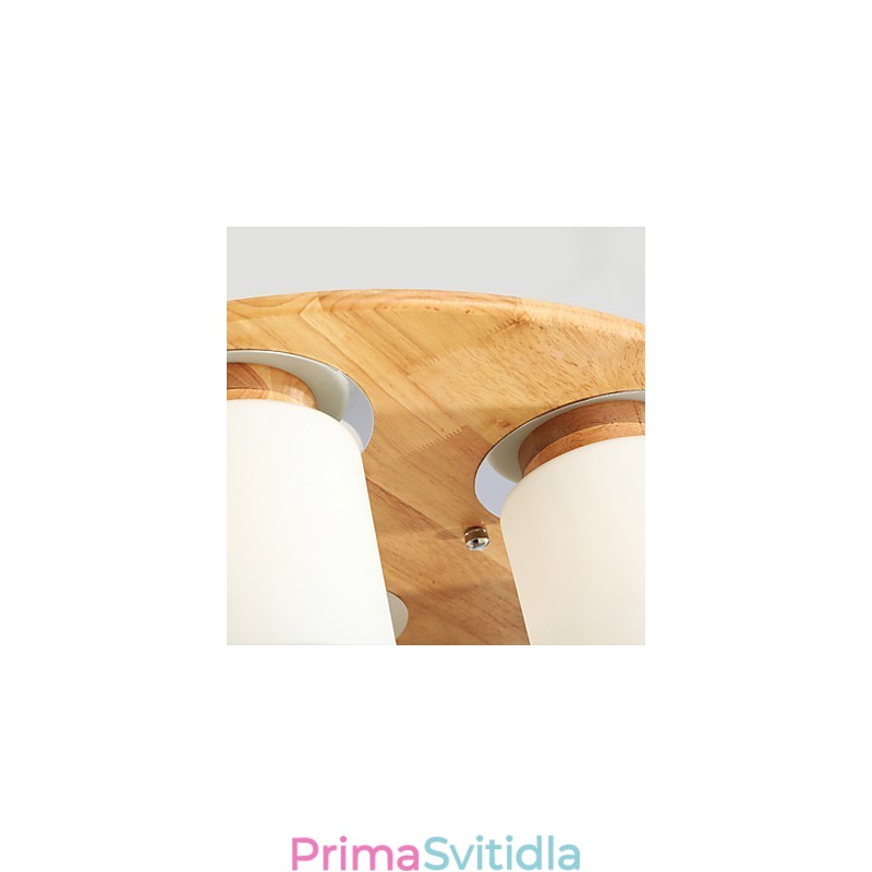 Originální dřevěná moderní stropní svítidla ve venkovském stylu s vysokým jasem